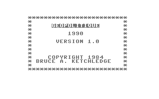 Geopolitique 1990 screenshot 2 for Commodore 64